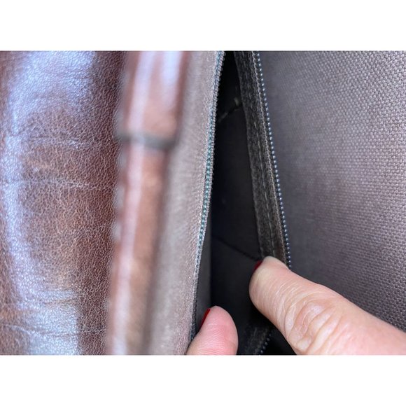 BRIGHTON DONNA CLASSIC Shoulder Bag Purse - 1996 - Leather - Excellent Condition - Picture 7 of 7